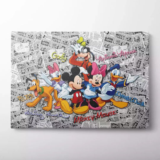 Παιδικός Πίνακας Mickey & Friends 45x65εκ.