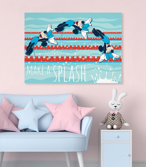 Kids Canvas Wall Painting Minnie 45x65cm