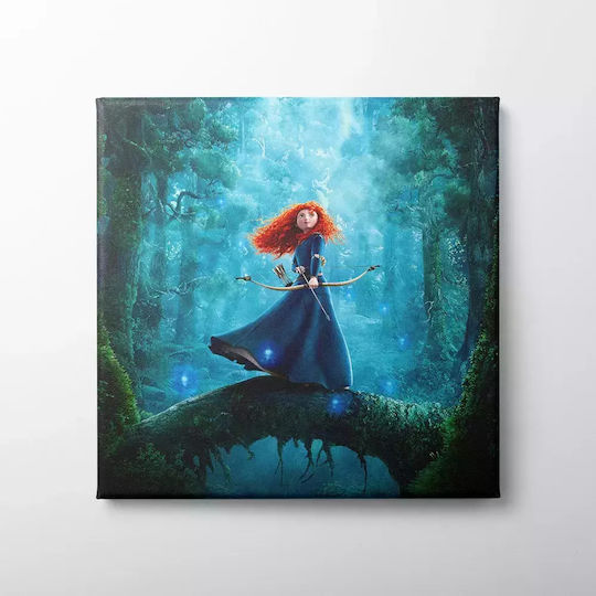 Kids Wall Art Brave 40x40cm