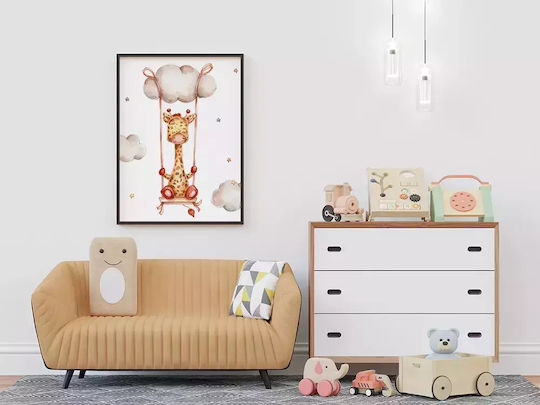 Giraffe In The Sky 21x30cm