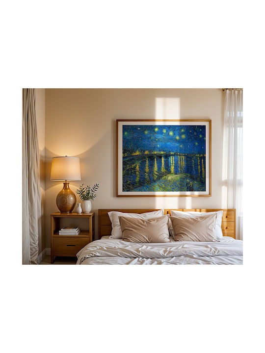 Poster Van Gogh Starry Night Over Rhone Art106 30cm X 40cm