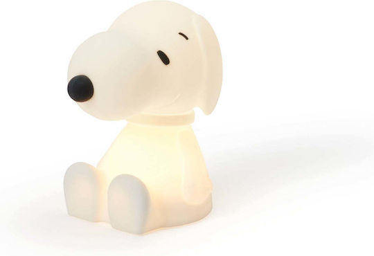 Mr Maria Nachtlicht für das Kinderzimmer LED Snoopy Batterien Weiß
