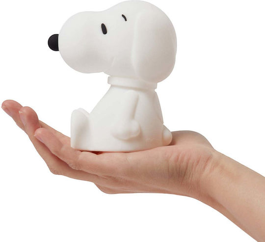 Mr Maria Nachtlicht für das Kinderzimmer LED Snoopy Batterien Weiß