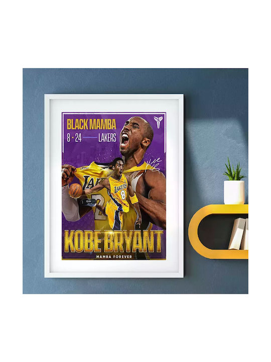 Poster NBA Kobe Bryant Mamba Forever SNK252 21cm x 30cm