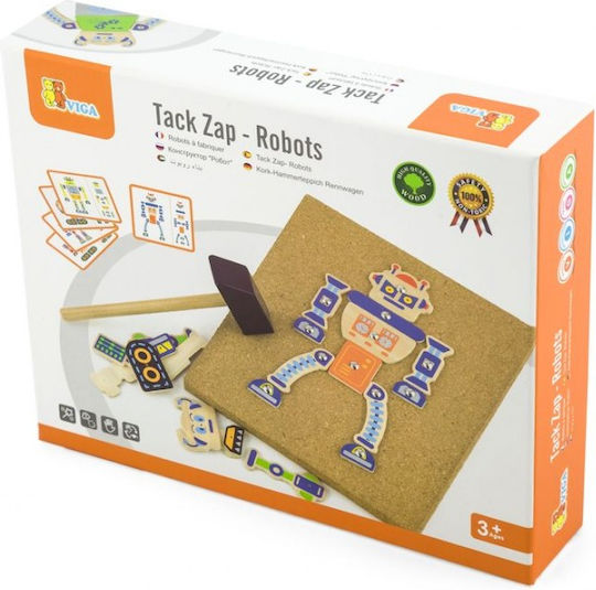 Viga Toys Παιχνίδι Κατασκευών Ξύλινo για Παιδιά 3+ Ετών