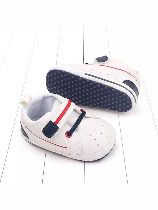 Childrenland Βρεφικά Sneakers Αγκαλιάς Λευκά
