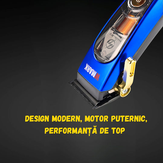 Professionell Wiederaufladbar Haarschneidemaschine Blau