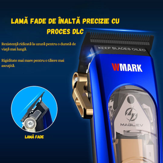Professionell Wiederaufladbar Haarschneidemaschine Blau