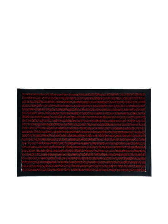 Sdim Entrance Mat Carpet with Anti-slip Backing Everton 001 Red 60x80cm