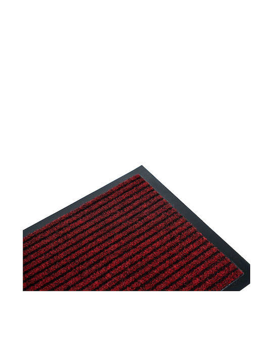 Sdim Entrance Mat Carpet with Anti-slip Backing Everton 001 Red 60x80cm