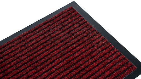 Sdim Entrance Mat Carpet with Anti-slip Backing Everton 001 Red 60x80cm