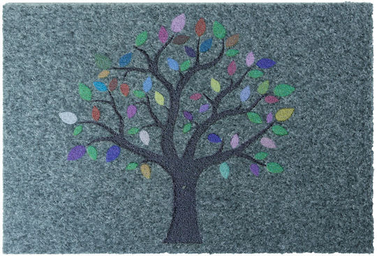 San Lorentzo Πατάκι Εισόδου Μοκέτα Tree Γκρι 40x60εκ.