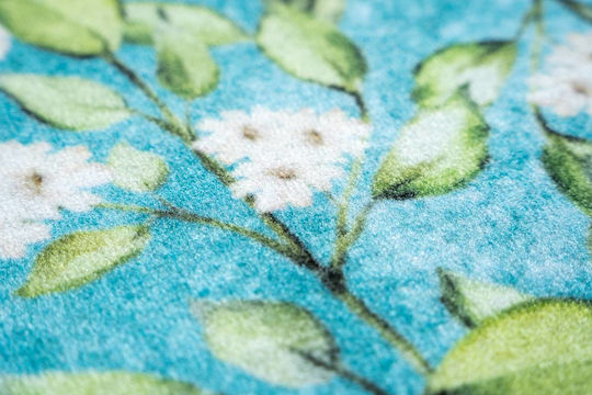Sdim Fußmatte Teppich mit rutschfester Unterlage 159 Wild Flowers 40x60cm Dicke 5mm