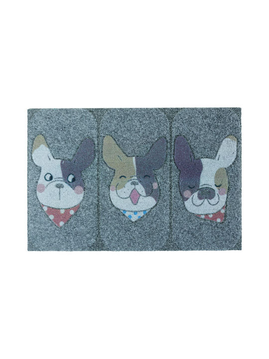San Lorentzo Entrance Mat Anti-slip Dogwink Gray 40x60cm