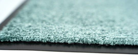 Sdim Fußmatte Teppich mit rutschfester Unterlage Memphis 819 Petrol 60x80cm
