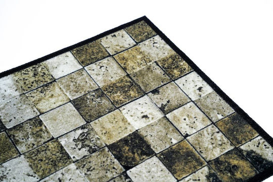 Sdim Covor de Intrare Mochetă cu Suport Antiderapant 043 Verde 50x75buc Grosime 8mm
