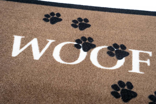 Sdim Entrance Mat Carpet with Anti-slip Backing Impression 499 Woof Brown 40x60cm Thickness 5mm