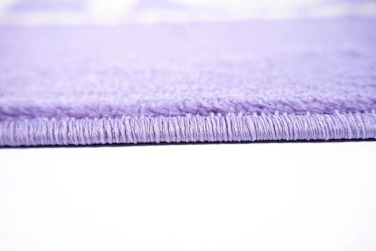 Sdim Covor de Intrare Mochetă cu Suport Antiderapant Fashion Home Violet 40x67buc Grosime 12mm