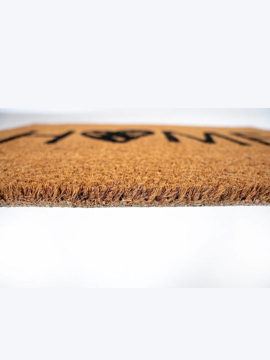 Sdim Entrance Mat made of Coir with Anti-slip Backing Home Coffee 40x60cm Thickness 15mm