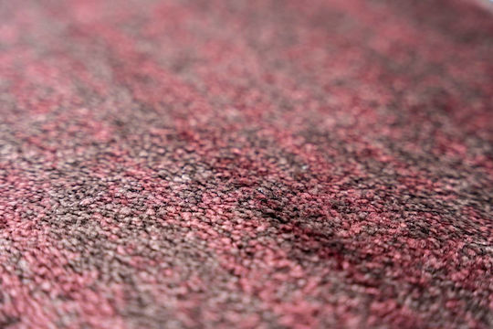 Sdim Entrance Mat Carpet Non-Slip Backing Soft & Design 019 Suede 019 Suede Maroon 55x90cm Thickness 8mm