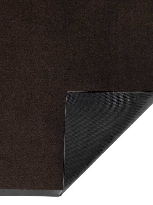 vidaXL Πατάκι Εισόδου Αντιολισθητικό Καφέ 90x120εκ.
