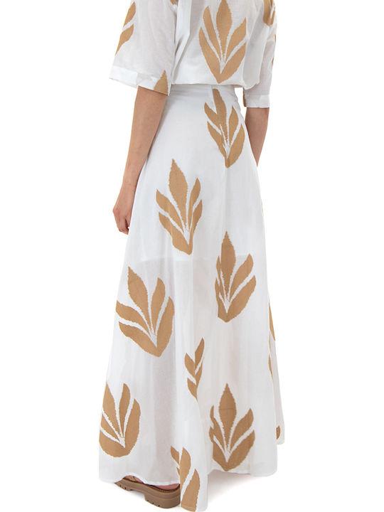 August Maxi Rock White-beige August Maxi Rock White-beige