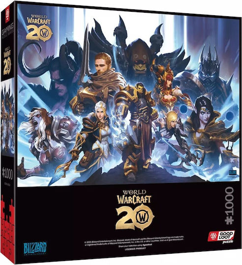 World of Warcraft 20th Anniversary Puzzle 2D 1000pcs