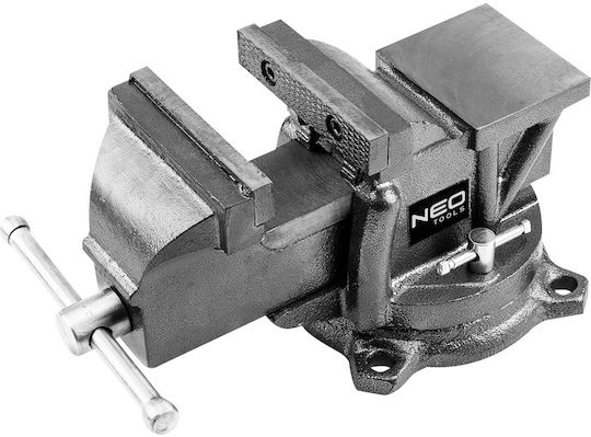 Neo Tools Rotating Countertop Vise Made of Cast Iron with Maximum Opening 100mm