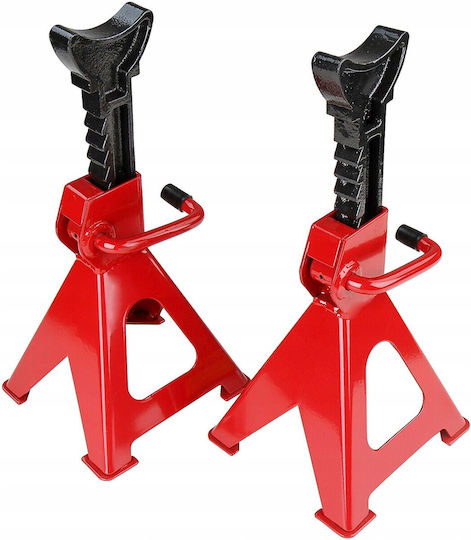 Set 2 Cricuri de Susținere Auto ATV SSV Greutate Maximă 3t Înălțime Reglabilă