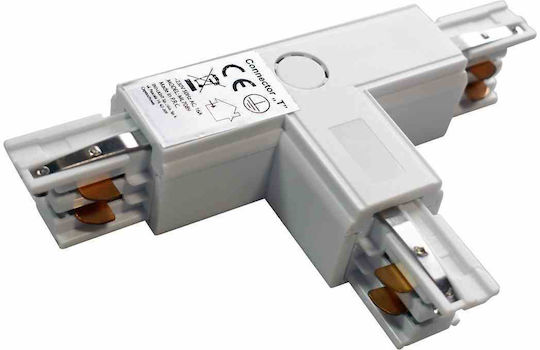 Eko Light Σύνδεσμος Ράγας για Σποτ Λευκός 1850