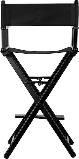 Gabbiano Chair for Makeup with Adjustable Height Black