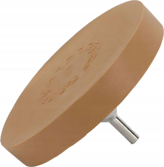 Rubber Disc Removing Glue From Rims 90mm + Drill Adapter