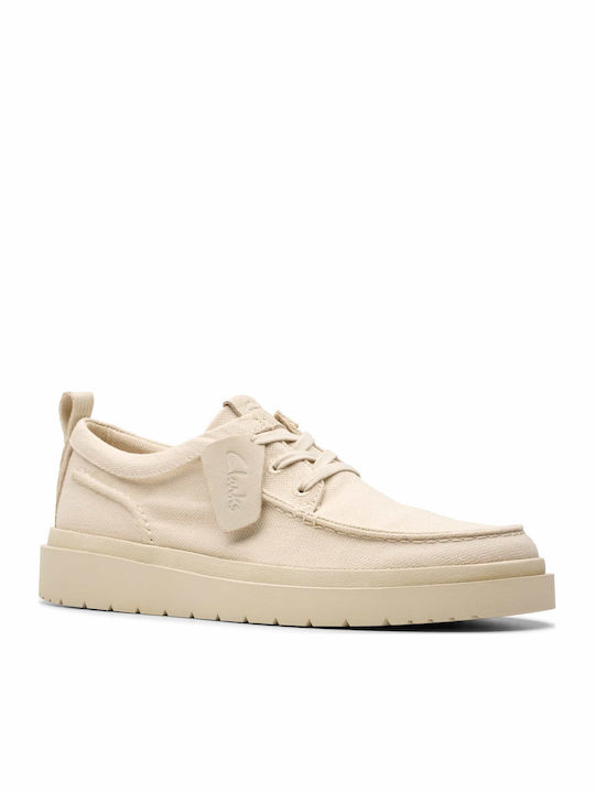 Men's Leather Moccasins Beige