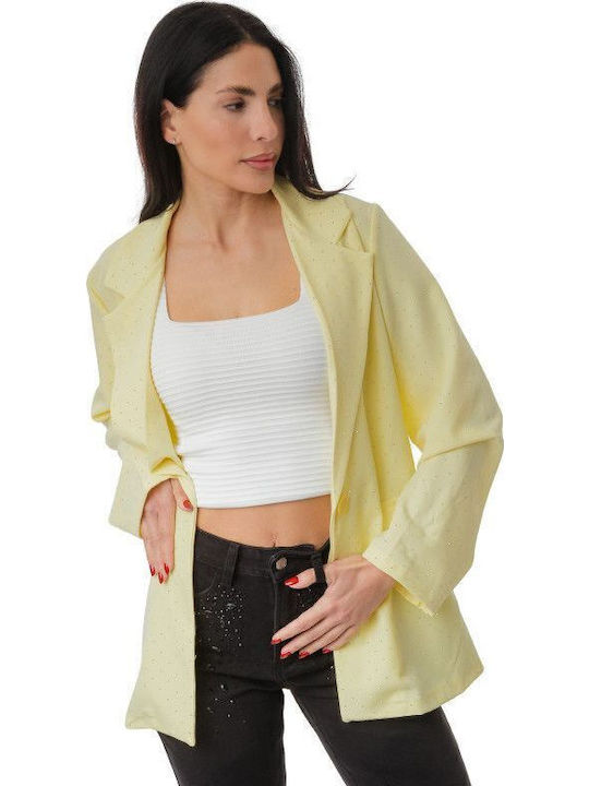 Silia D Женски Сако Yellow skk-25-2454 (ylw)
