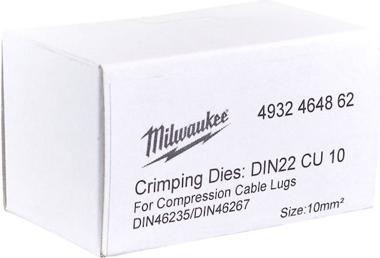 Milwaukee 4932464862 Din22 Cu 10mm накрайници за терминали Mw