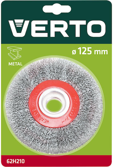 Verto 56210 Жичена четка за дрил 125мм