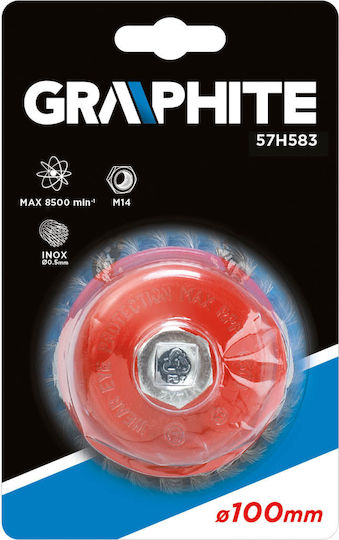 Graphite 57H583 Συρματόβουρτσα για Δράπανο 100mm