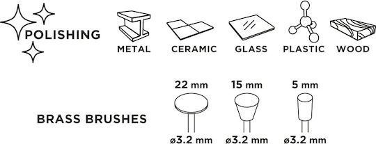 Graphite 55H067 Συρματόβουρτσα για Γωνιακό Τροχό 5mm