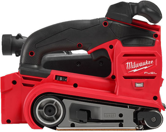 Milwaukee M18 FUEL FBTS75-0 Sander Gürtel Solo mit Geschwindigkeitsregelung und mit Absaugsystem