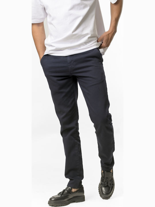 Pantaloni Chino Elastic Marina