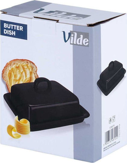 Vilde Βουτυριέρα Κεραμική Μαύρη