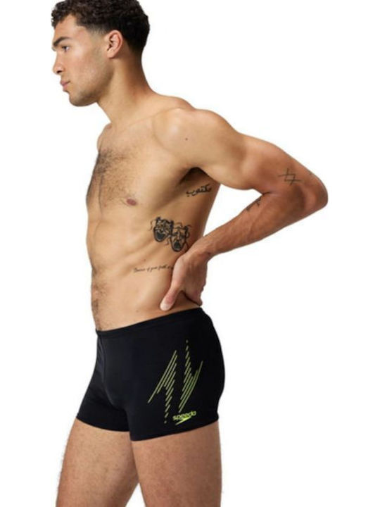 Hyperboom Placement Aquashort Men's Swimwear Shorts Black/hyper Yellow