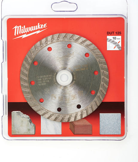Milwaukee Δίσκος Κοπής Δομικών Υλικών 125mm