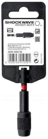 Milwaukee Adapter with Socket HEX and Output Bit Holder