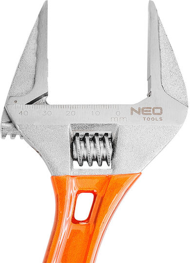 Neo Tools Französischer Schraubenschlüssel Länge 256mm mit einer Maulöffnung von bis zu 43mm