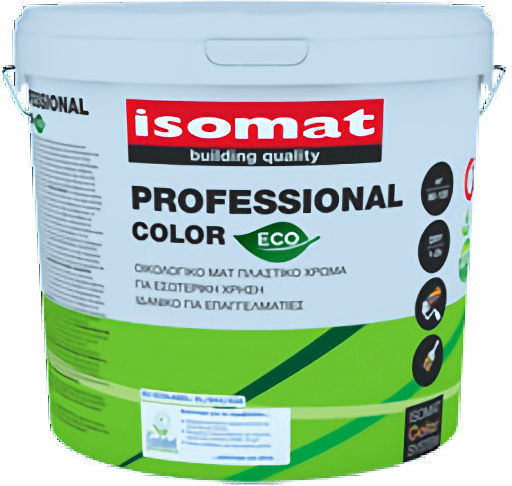Isomat Professional Color Eco Plastic Vopsea Ecologic pentru Utilizare Intern 750ml
