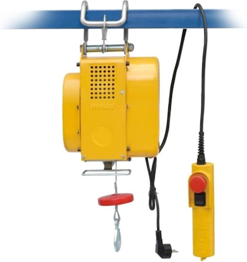 Nova Palan electric HH600D pentru o Încărcătură cu Greutate de până la 600kg în Culorea Galben
