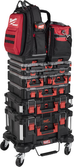 Milwaukee Βάση Μεταφοράς Packout για Φορτίο Βάρους έως 113kg σε Μαύρο Χρώμα