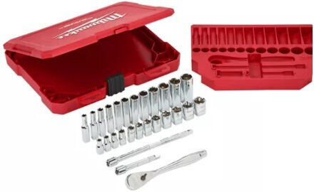 Milwaukee Set Ratchet 3\8" 32pcs