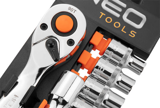 Neo Tools Set de chei tubulare și clichet 1\2" 12buc